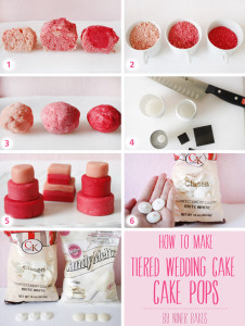 {Tutorial} How to make Tiered Wedding Cake – Cake Pops | niner bakes